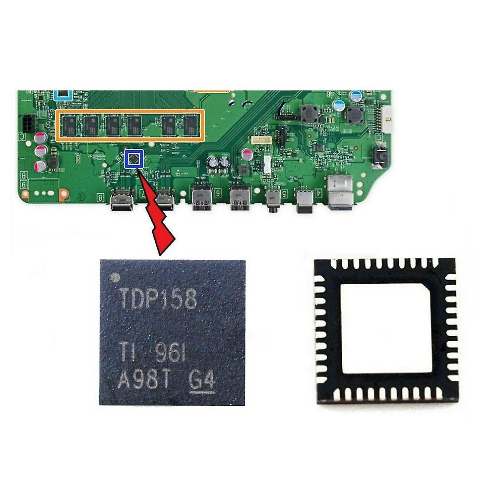 XBOX One X HDMI IC Retimer Chip + Rengöring + byte av kylpasta