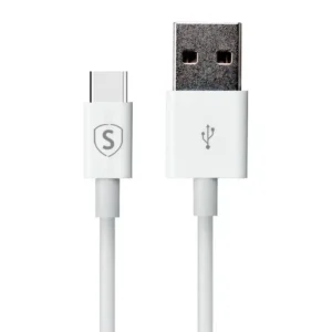 SiGN USB-C Kabel för Snabbladdning 2.4A, 1m - Vit