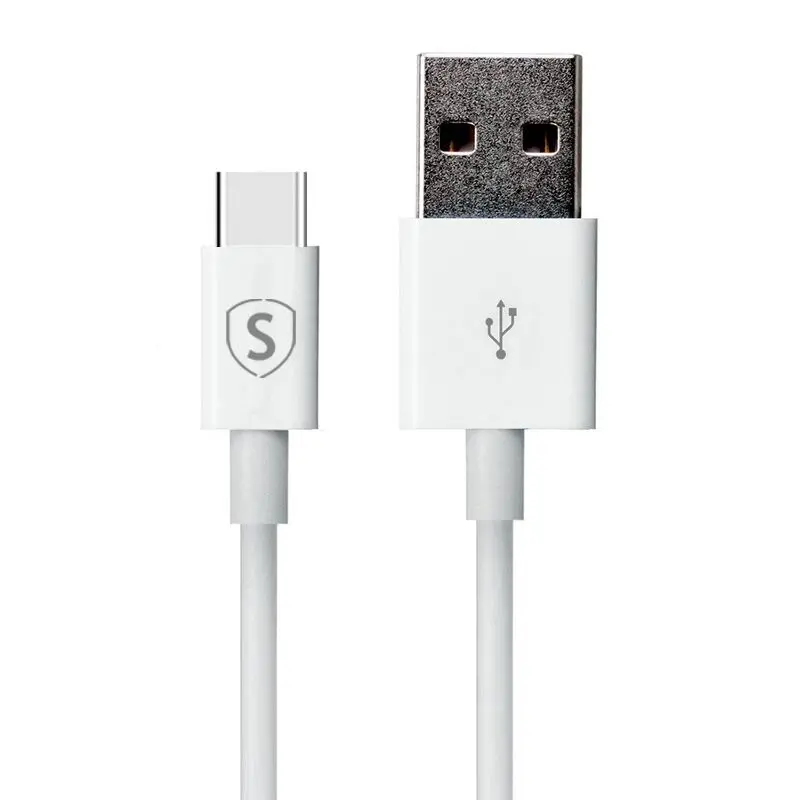 SiGN USB-C Kabel för Snabbladdning 2.4A, 1m - Vit