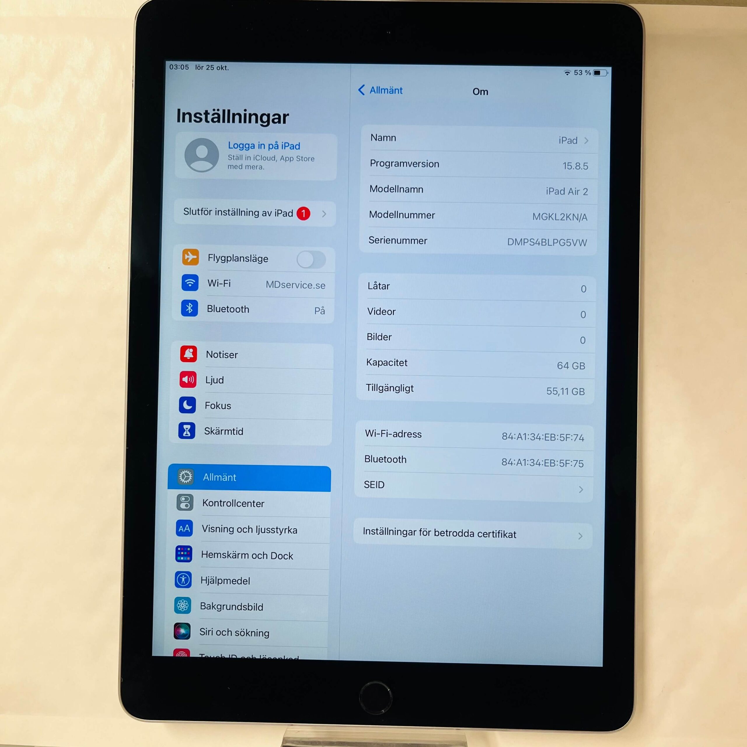 iPad Air 2 10.2" 64GB – G5VW 6 mån garanti - Bild 3