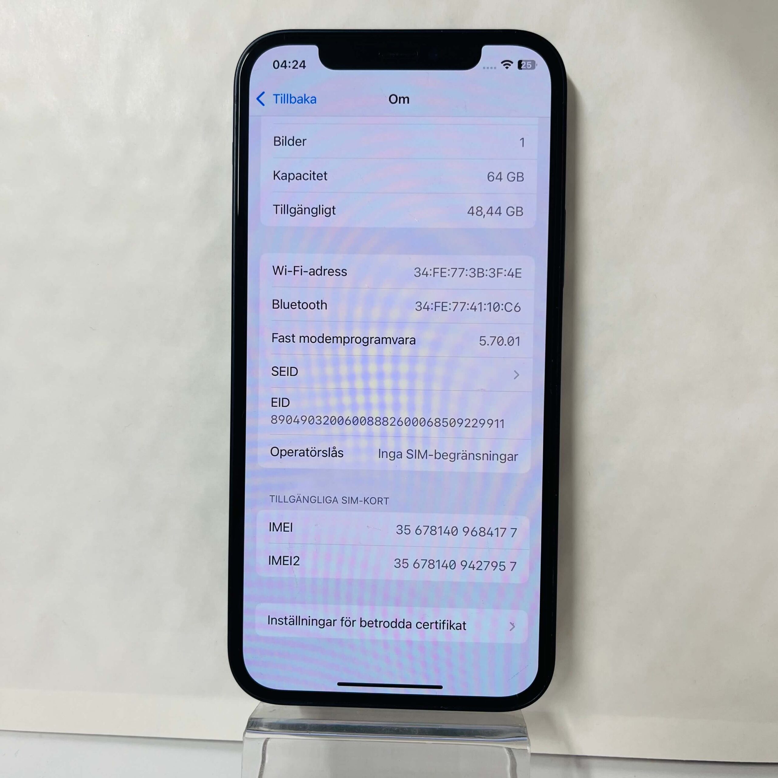 iPhone 12 64 GB – 6 mån garanti - 4177 - Bild 3