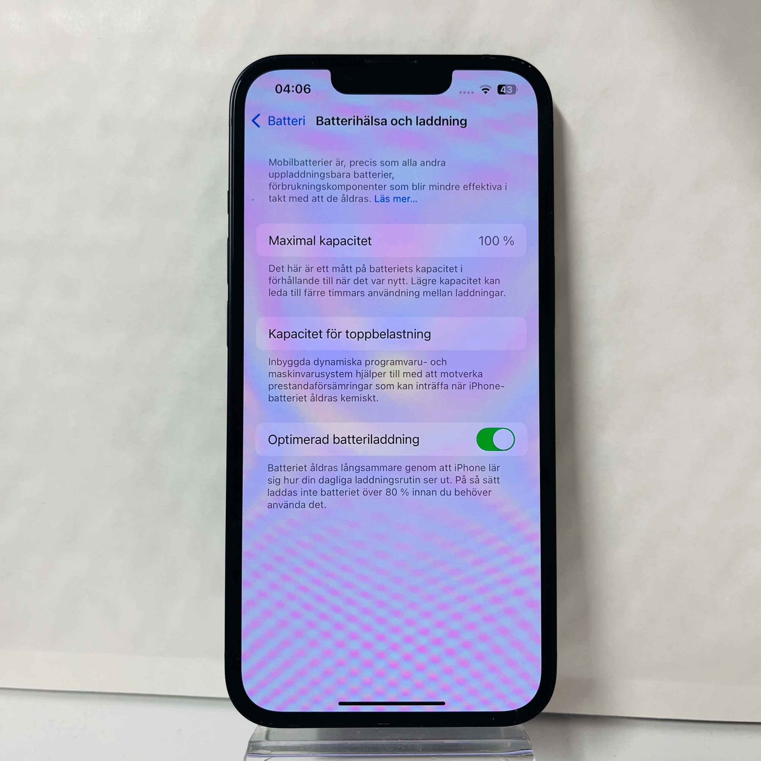 iPhone 13 128 GB – 3 mån garanti - 4143(NFC funkar inte - ”blippa-funktion”) - Bild 3