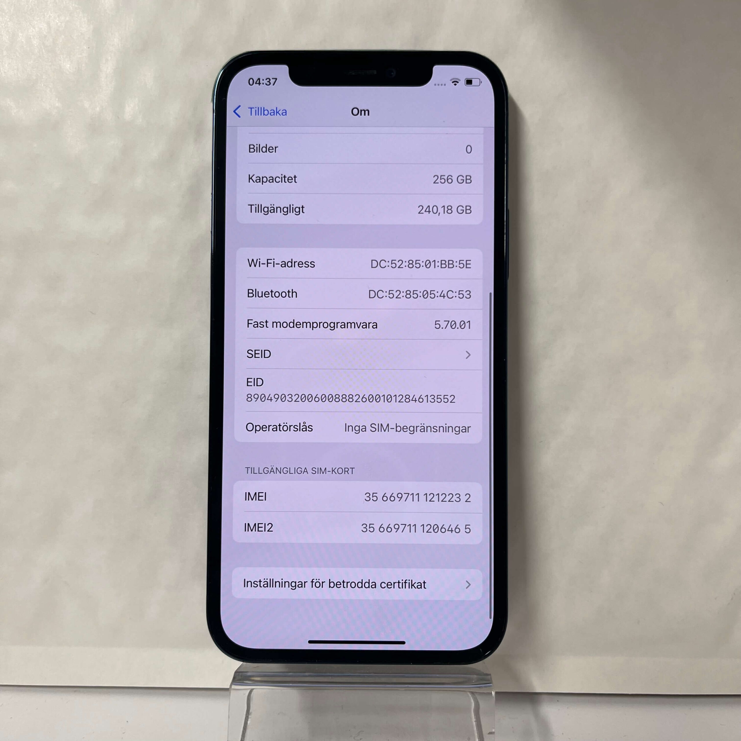 iPhone 12 Pro 256 GB – 3 mån garanti – 2232(Ej Face ID) - Bild 3