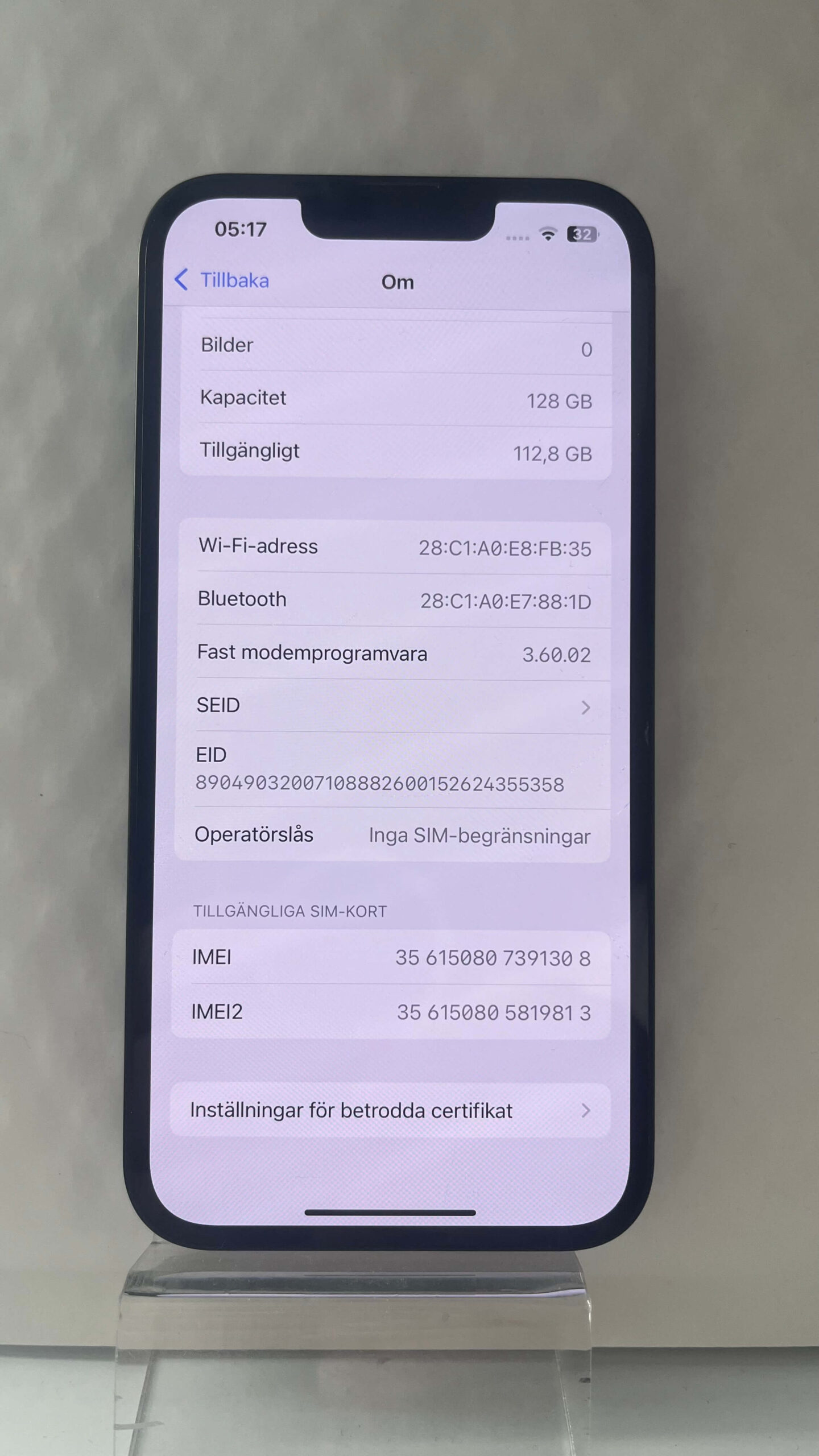 iPhone 14 128 GB – 3 mån garanti – 1308 - Bild 3