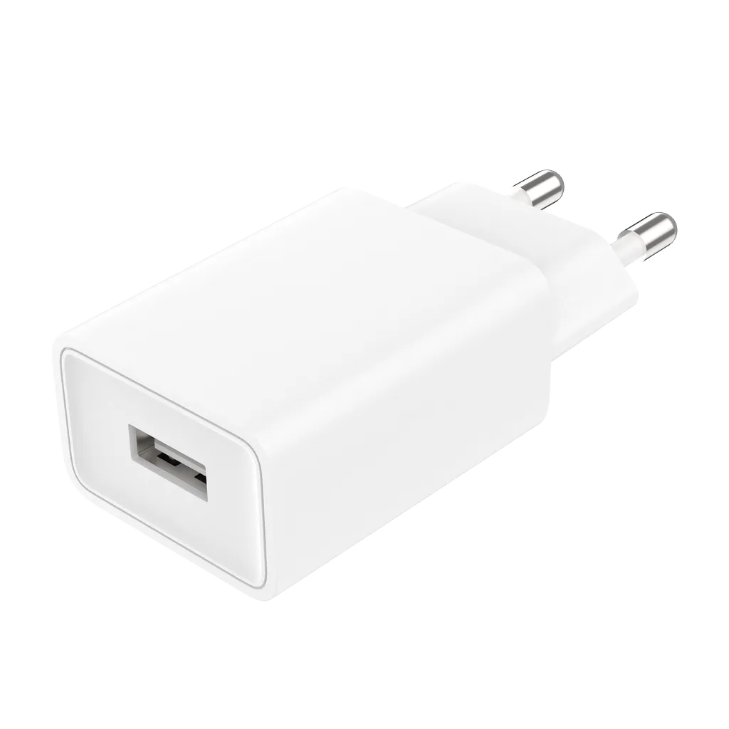 SiGN Väggladdare för iPhone, iPad, Android 1xUSB-A, 2.4A - Vit