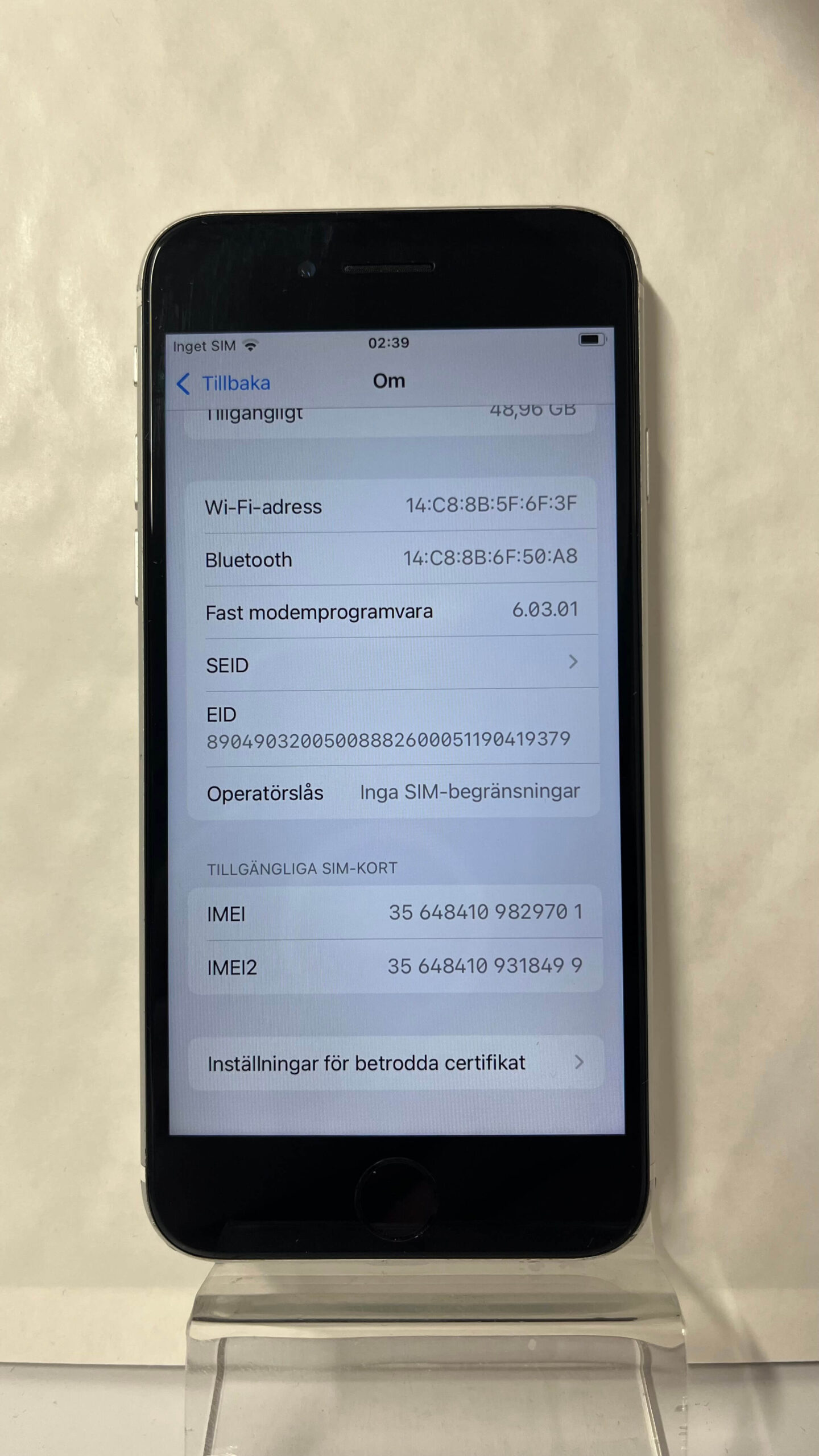 iPhone SE(2020) 64 GB – 3 mån garanti - 9701 - Bild 3