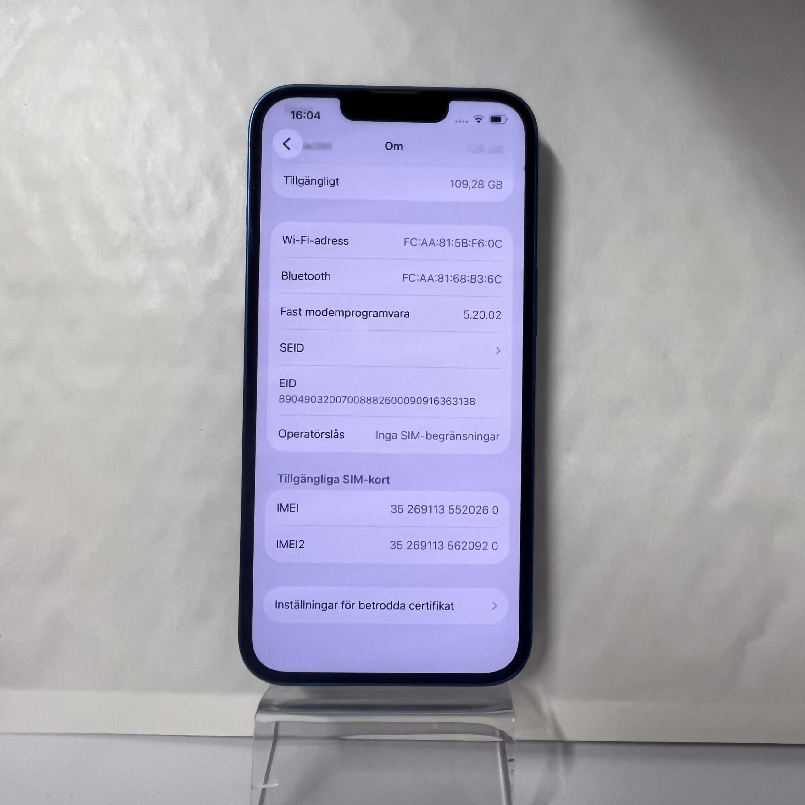 iPhone 13 128 GB – 3 mån garanti – 0260 - Bild 2
