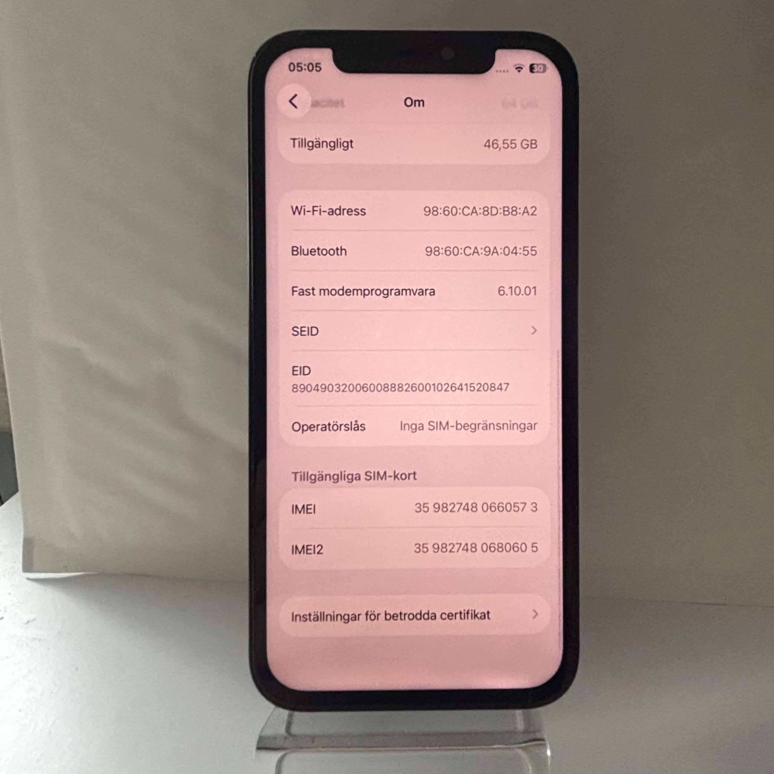iPhone 12 64 GB – 3 mån garanti – 0573 - Bild 3